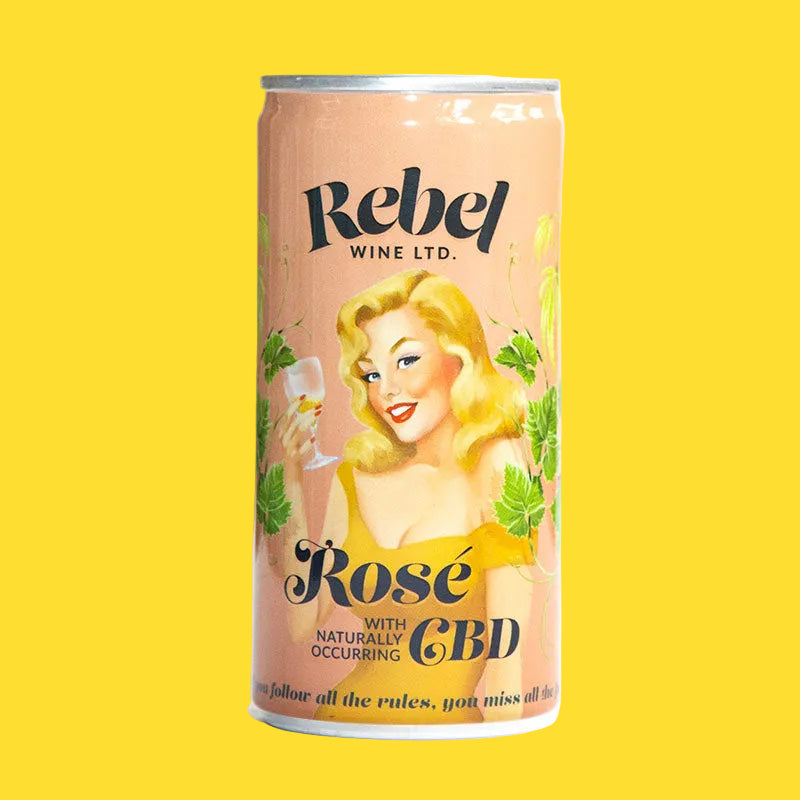 6 x Rebel Rosé - 200ml can with&nbsp;CBD
