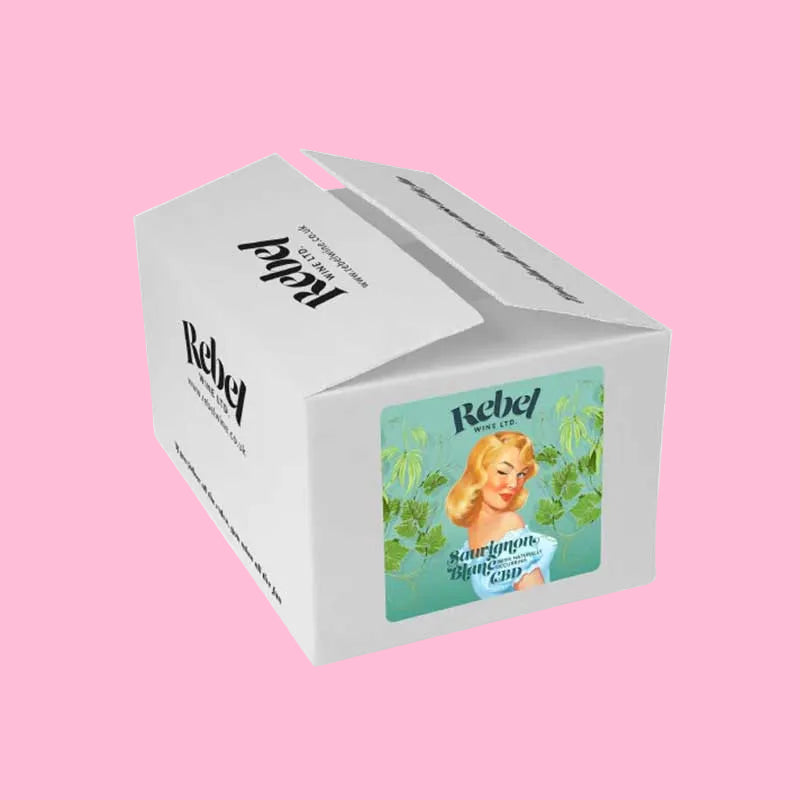 6 x Rebel Merlot  - 200ml can with CBD