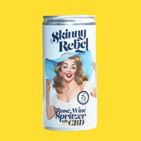 6 x Skinny Rebel Rosé Spritzer - 200ml can with CBD